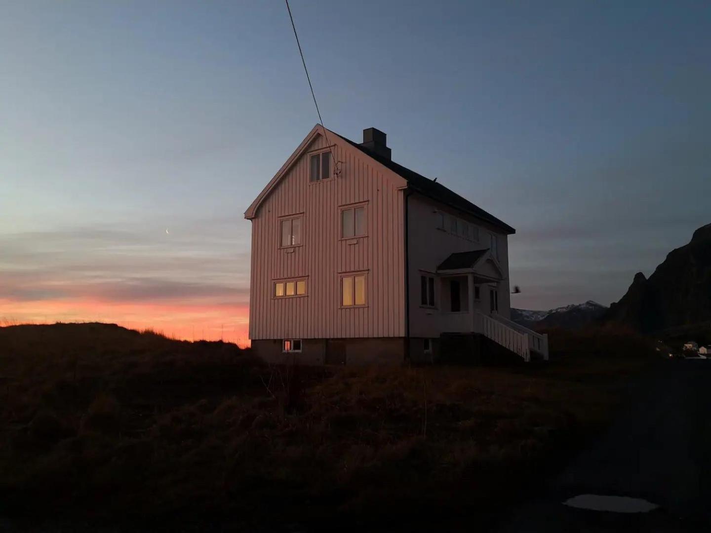 House With Amazing View & Location In Tind Villa Sørvågen Dış mekan fotoğraf